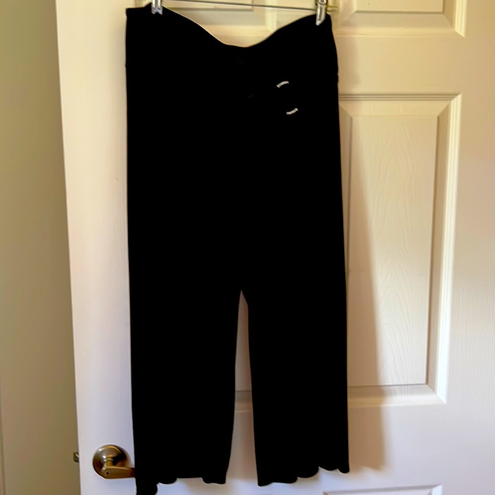 Dark brown velvet culottes with rhinestone loop by Copper Key excellent